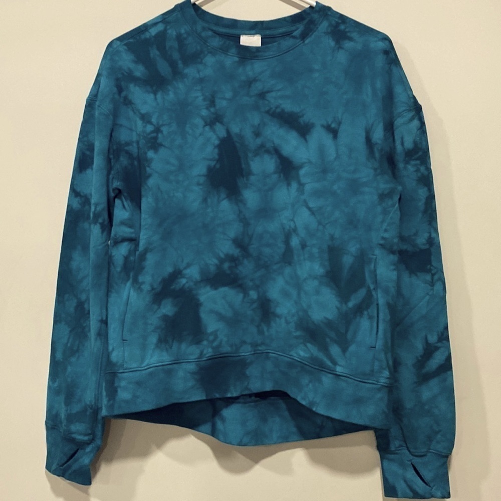 All In Motion Women's Teal French Terry Crewneck Sweatshirt Size XS
